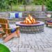 Landscape Design with Paver Patio, Fire Pit, Retaining Wall, Outdoor ...